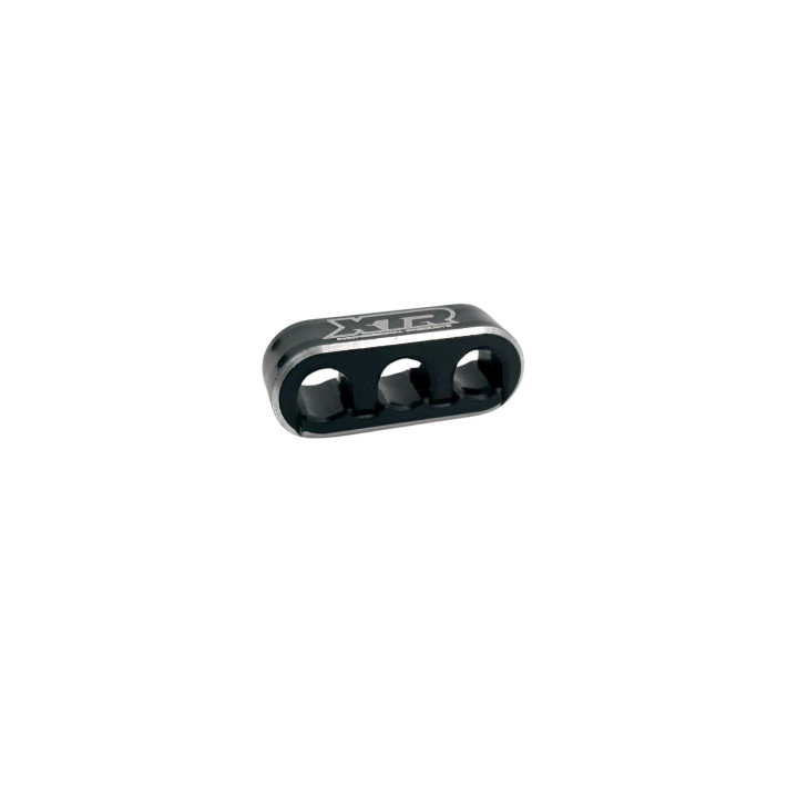 XTR aluminum 3-cable clamp ultralite XTR-0313 for 1/10 and 1/8 electric RC buggys to hold the cables together - More than 250