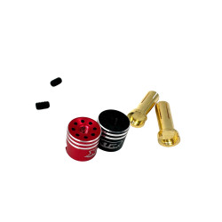 PK 5mm Racing Plugs with Protective Caps (Red and black) XTR XTR-0311 General accessories - More than 2500 items in stock, Ex