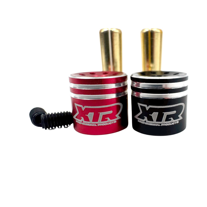 PK 5mm Racing Plugs with Protective Caps (Red and black) XTR XTR-0311 General accessories - More than 2500 items in stock, Ex