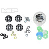 Pistons MIP Bypass chanfreinés Hi-flow 8x1,2mm (4). Pistons à clapets buggy 1/8  Mugen, TLR, Associated, Tekno, Hot Bodies, K