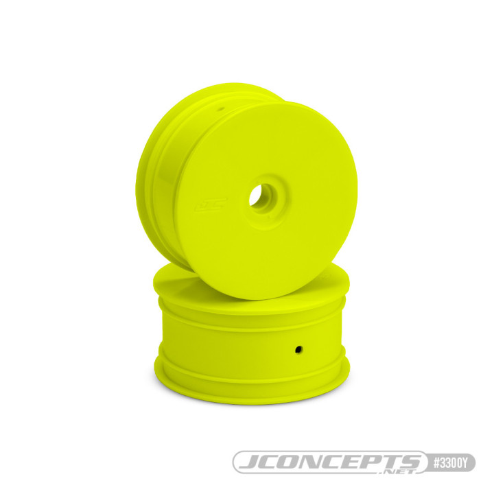 Jantes Jconcepts étroites jaune ou blanche Mono Avant 4x2 RC10T T2, T3, T4 et RC10GT (2) Team Associated - Plus de 2500 référ