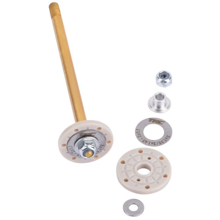 TRC005036 TRC valves shock pistons 3x1.35 + 3x1.45 + 2x1.1 conical (15.90mm|shaft 2.6mm|thickness 2.5mm) TRC Throttlefinger R