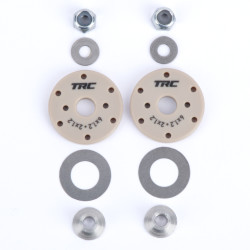 TRC005035 Pistons d'amortisseurs TRC à valves 6x1.2 + 2x1.2 plats (15.90mm|tige 2.6mm|épaisseur 2.5mm) TRC Throttlefinger Rac