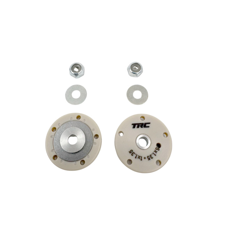 TR0005024 TRC valves shock pistons 5x1.35 + 1x1.35 flat (15.90mm|shaft 2.6mm|thickness 2.5mm) TRC Throttlefinger Racing Conce