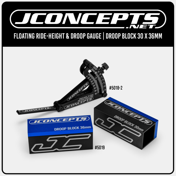 5019 Blocs de débattement (droop) 30 x 36mm Jconcepts RSRC