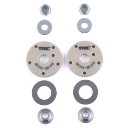 TR0005024 Pistons d'amortisseurs TRC à valves 5x1.35 + 1x1.35 plats (15.90mm|tige 2.6mm|épaisseur 2.5mm) TRC Throttlefinger R