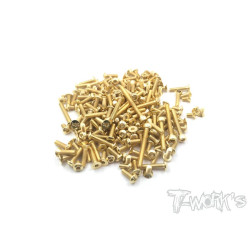 GSS-MP10e Tworks gold plated steel screws set for MP10e|MP9 Tworks RSRC