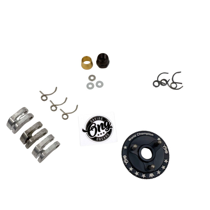 ONG0222 ONG clutch kit aluminum flywheel diameter 32mm ONG Davide Ongaro RSRC