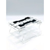 KLN-RC-FLD-RC-CLR Klinik RC Folding clear RC Car Stand 1/18 to 1/10 Scale Klinik RC RSRC