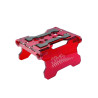 KLN-RC-FLD-RC-TRN-RED Klinik RC Folding red RC Car Stand 1/18 to 1/10 Scale Klinik RC RSRC