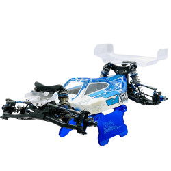 KLN-RC-FLD-RC-CLR Klinik RC Folding clear RC Car Stand 1/18 to 1/10 Scale Klinik RC RSRC