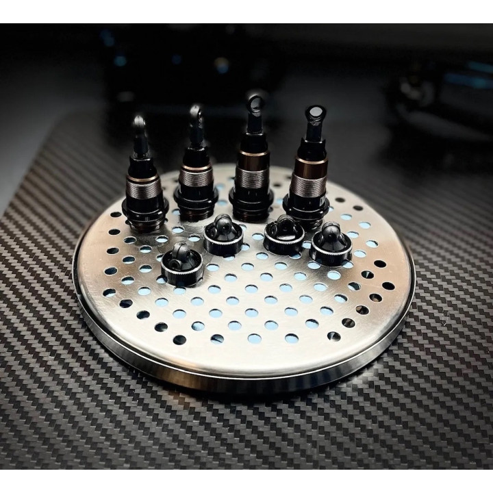KRC-TRAY Klinik RC Stainless Steel Shock and Diff Drain Tray Klinik RC RSRC