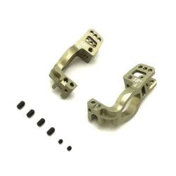IFW645 Aluminum front hub carrier set 18 degrees Kyosho Inferno MP10 - KPI Kyosho RSRC