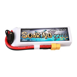 GE1-2200-3X6GT Gens ace battery Soaring LiPo 3S 11.1V 2200mAh 30C (XT60) Gens ace RSRC
