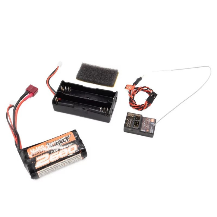 KN-X9S-LUX-EDITION Luxury pack Konect X9S radio 2.4 GHz with 2 receivers Konect RSRC