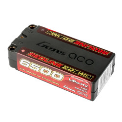 GEA65002S14S5 Batterie Shorty LiPo 2S Redline 2.0 HV 7.6V|140C|6500mAh Gens ace RSRC