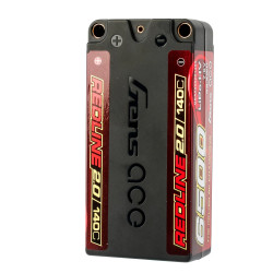 GEA65002S14S5 Batterie Shorty LiPo 2S Redline 2.0 HV 7.6V|140C|6500mAh Gens ace RSRC