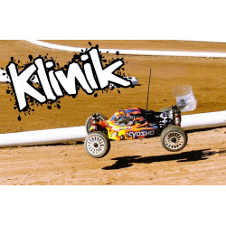 KLN-RC-MLT-SPK-YLL Jantes à batons jaune fluo 1/8 Klinik RC (4) Klinik RC RSRC