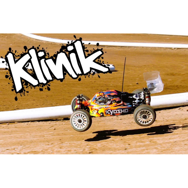 KLN-RC-MLT-SPK-YLL Jantes à batons jaune fluo 1/8 Klinik RC (4) Klinik RC RSRC