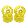 KLN-RC-MLT-SPK-YLL Jantes à batons jaune fluo 1/8 Klinik RC (4) Klinik RC RSRC