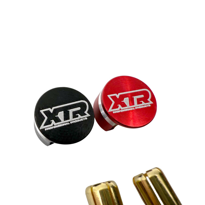 XTR-0311 Prises PK 5mm or avec protections basses (Rouge et noir) XTR RSRC
