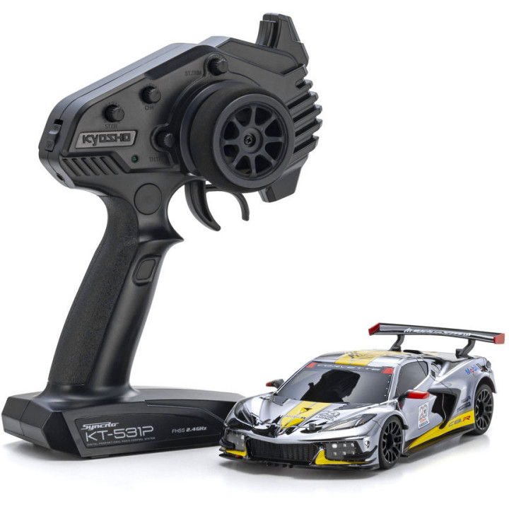 32356CRY Mini-Z RWD MR04 Chevrolet Corvette C8-R Gun Metal Kyosho RSRC
