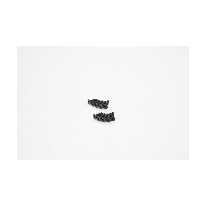 1-S33010H Vis M3x10mm Tete Fraisee Hex (10) Kyosho RSRC