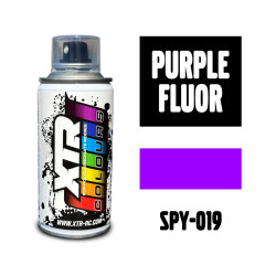 SPY-019 Peinture violet fluo XTR Colours Lexan Spray 150ml XTR RSRC