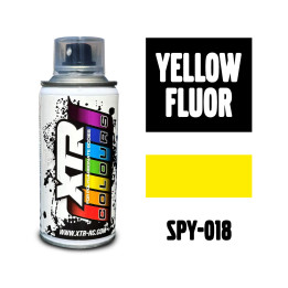 SPY-018 Yellow Fluor (neon) XTR Colours Lexan Spray 150ml XTR RSRC
