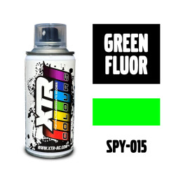 SPY-015 Green Fluor (neon) XTR Colours Lexan Spray 150ml XTR RSRC