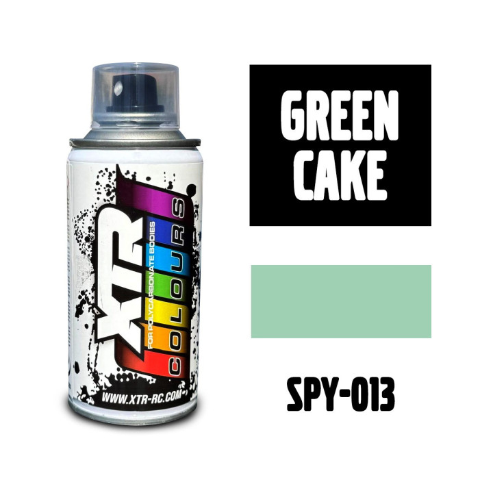 SPY-013 Green Cake XTR Colours Lexan Spray 150ml XTR RSRC
