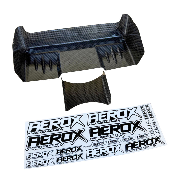 AX101 Aileron polycarbonate carbone Aerox 1/8 Buggy et Truggy Aerox RSRC