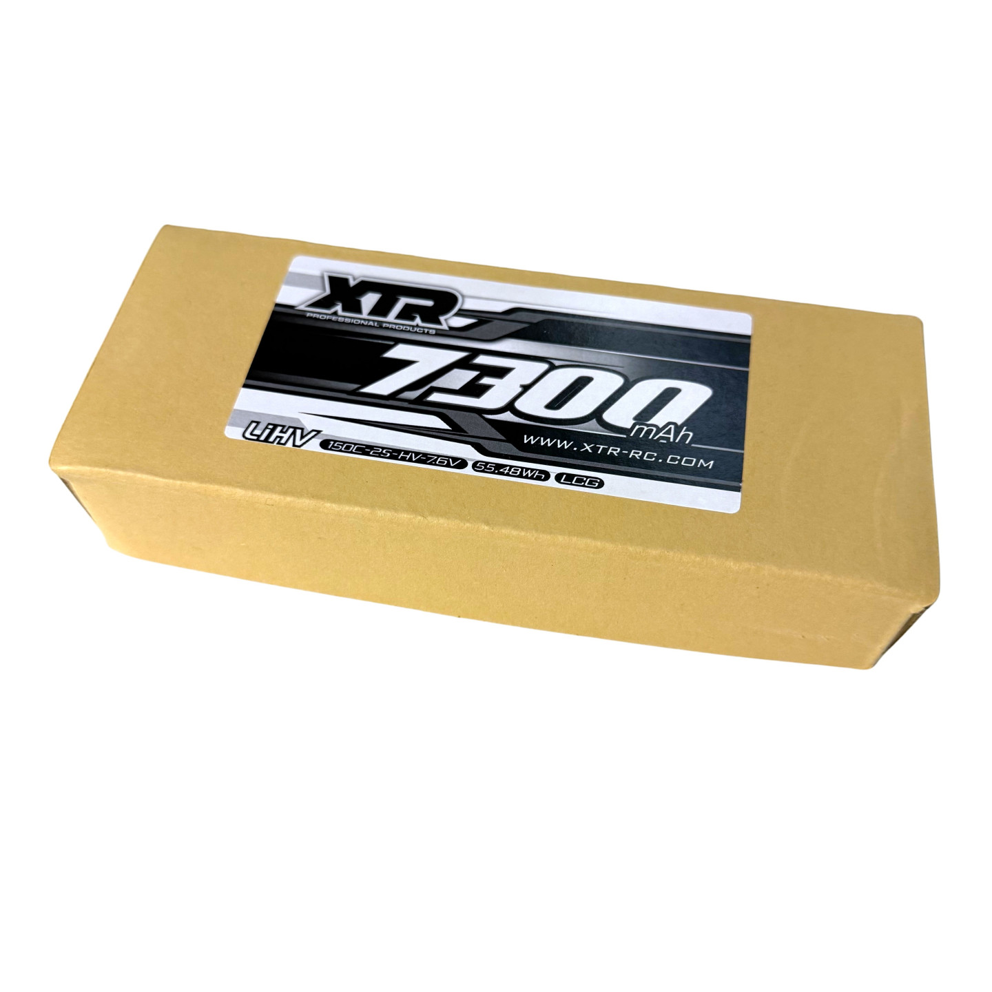 HELLO LIPO ロンパース 95cm未満 XTR Mid size 7300mah Lipo Battery 7,6HV 5MM 150C long shorty XTR-0333