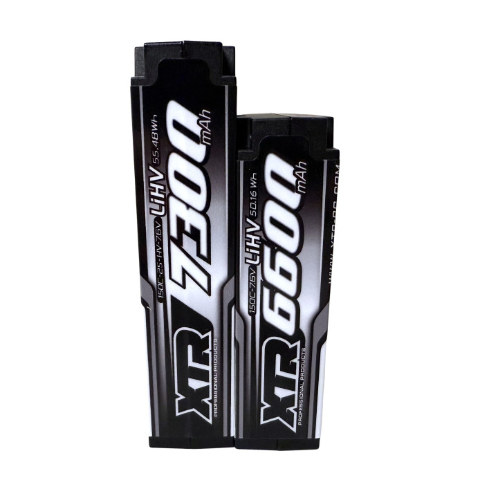XTR-0330 Batterie XTR lipo 7300mAh HV 2S 7,6V shorty mid size 150C XTR RSRC