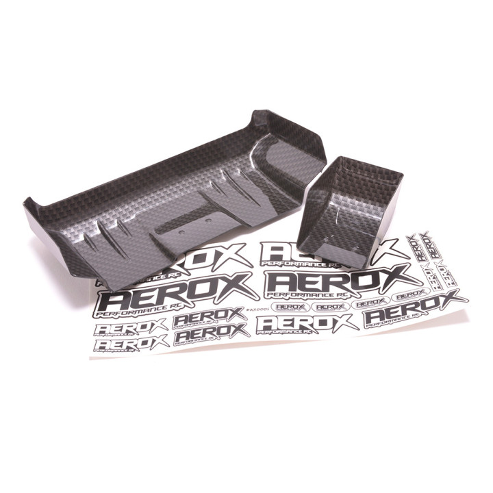 AX103 Aerox carbon fiber polycarbonate wing 1/10 Aerox RSRC