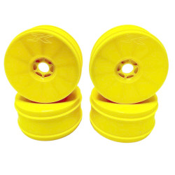 4xJK611001YHT 4 Jantes jaunes buggy 1/8 83mm Jetko Jetko RSRC