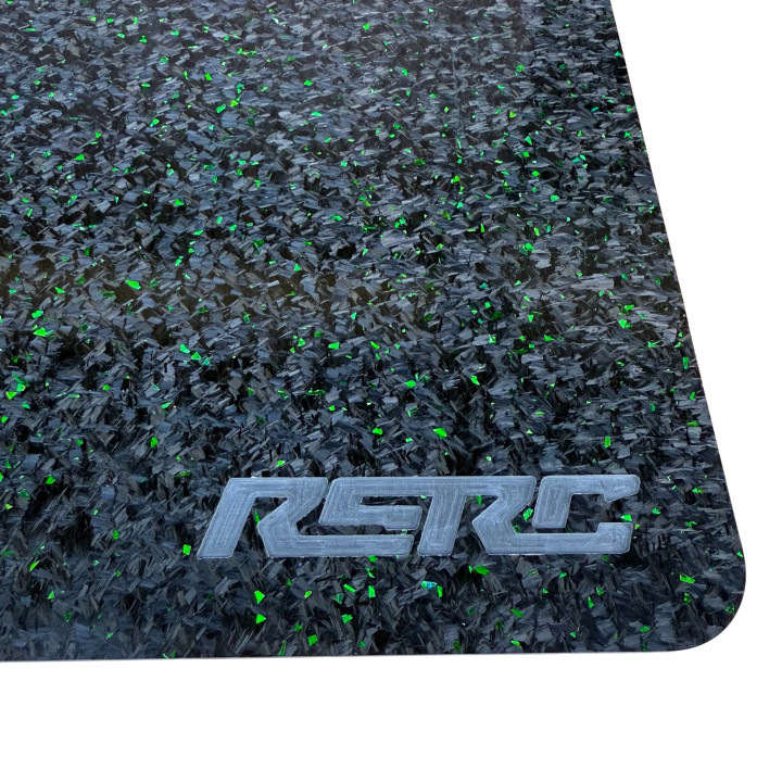 RSRC-28 Planche de réglages verte carbone forgé RSRC RSRC RSRC