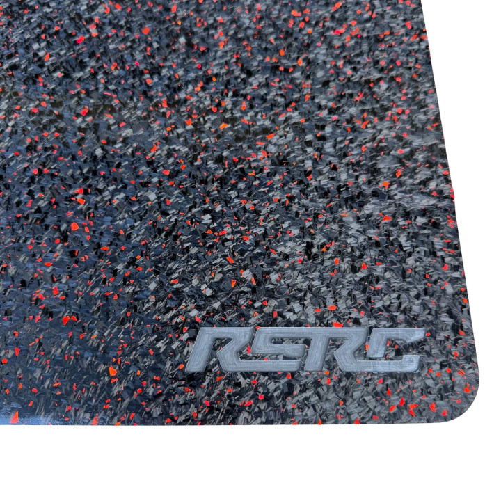 RSRC-26 Planche de réglages rouge carbone forgé RSRC RSRC RSRC