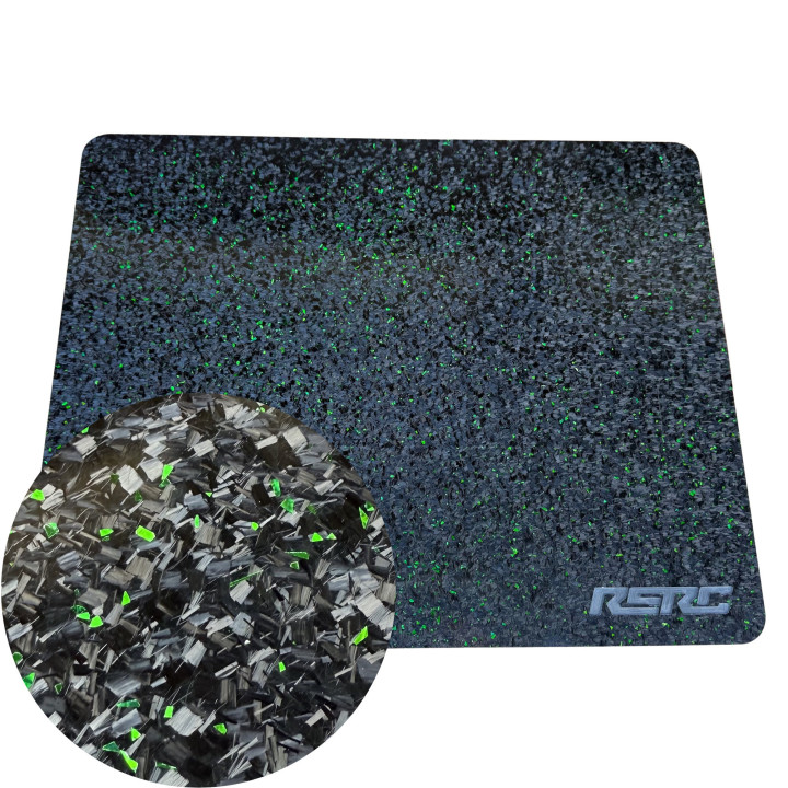 RSRC-28 Planche de réglages verte carbone forgé RSRC RSRC RSRC