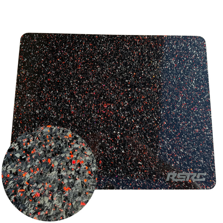 RSRC-26 Planche de réglages rouge carbone forgé RSRC RSRC RSRC