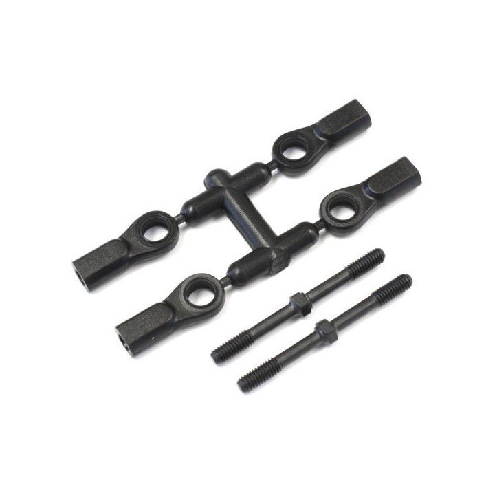 IF332BK STEERING ROD SET 4X46MM - MP11/MP9 (2) Kyosho RSRC