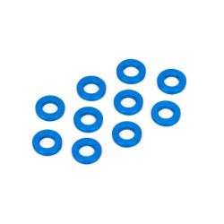 Blue aluminum whashers...