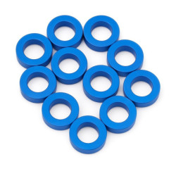 Blue aluminum whashers...
