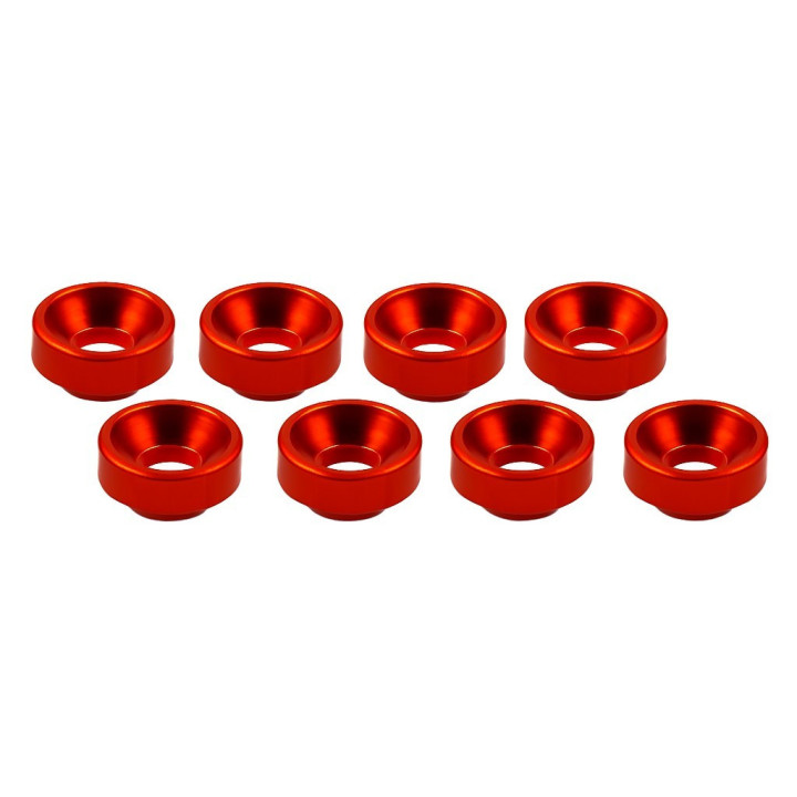 XTR-0339R Red aluminum servo grommets (8) XTR RSRC