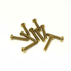 M3R16 M3x16 Buttonhead screws (x10) Titanium Grade 5 Gold coated RSRC RSRC