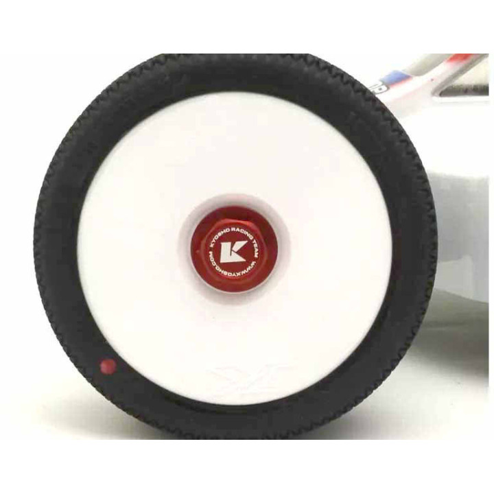 IFW649R Kyosho red flanged wheel nuts serrated (4) Kyosho RSRC