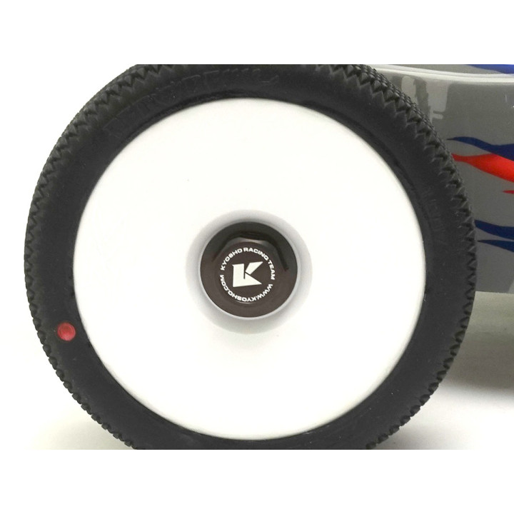 IFW649GM Kyosho Gun Metal flanged wheel nuts serrated (4) Kyosho RSRC