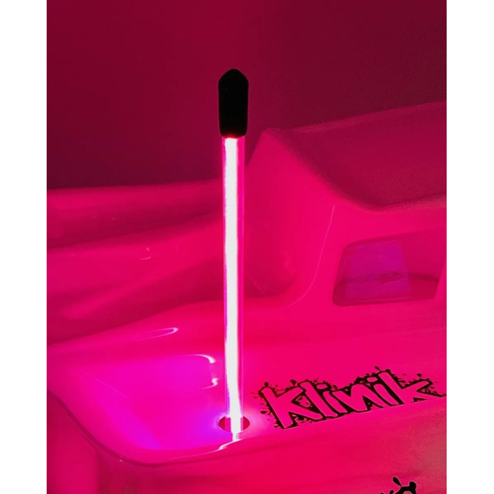 KLN-RC-NTS-LED-PNK Antenne rose LED "NightStick" éclairée RC Nite Klinik RC RSRC
