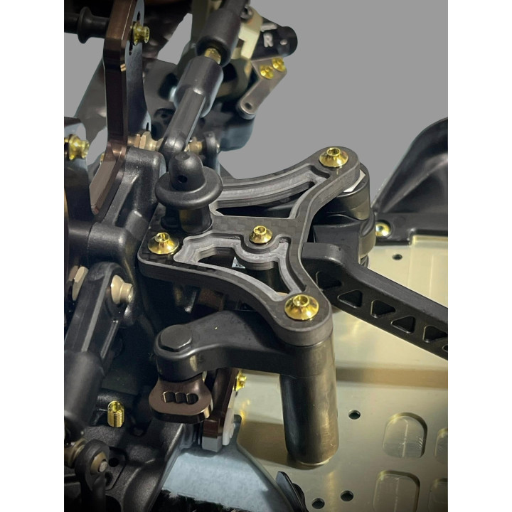 KLN-RC-TTN-BTT3 Gold titanium hardware kit upper part for Kyosho MP11 Klinik RC Klinik RC RSRC