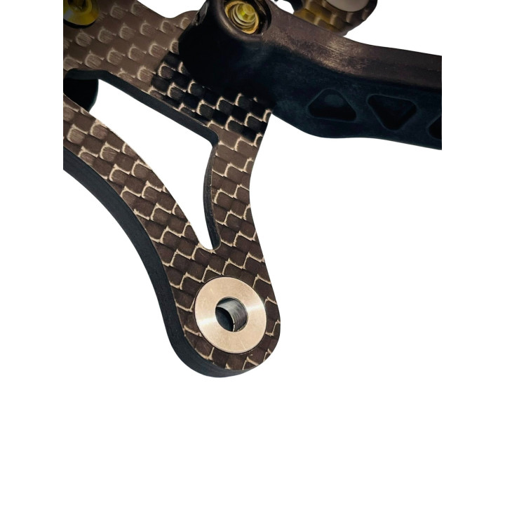 KLN-RC-KYS-MP1 Platine de sauve servo MP11 carbone 5mm Klinik RC RSRC